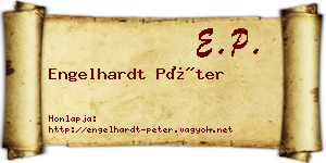 Engelhardt Péter névjegykártya